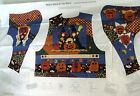VTG Cotton Quilt Fabric  Which Witch&The Who?Halloween Vest by Leslie Beck