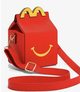 McDonald's Happy Meal Box Figural Crossbody Bag Exclusive New - Picture 1 of 7