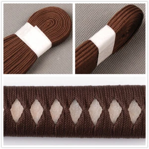 Brown Ito Sageo Wrapping Cord For Japanese Katana Wakizashi Tanto Sword - Picture 1 of 7