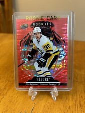 2022-23 Upper Deck Allure #112 Filip Hallander Red Rainbow  Rookie Card Penguins