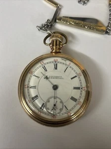 1895 Gold Filled Columbus K.W.K. Special Pocket Watch - Works - Picture 1 of 6