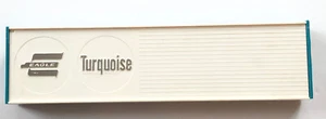 Vintage Adler Türkis 2H Bleistifte (12) Chemi-versiegelt Original Hartplastik Etui - Bild 1 von 3