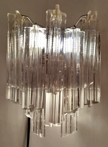 VENINI APPLIQUE Murale MURANO 14 Lames Etoiles Verre LUMINAIRE Lampe 69MAG 19/02 - Foto 1 di 7