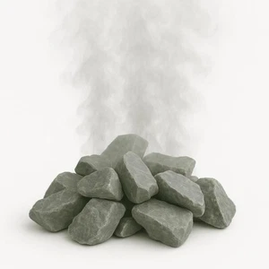 (1,45€/1kg) Saunasteine 20 kg 80 - 120 mm Aufgusssteine Saunaofen Saunazubehör F - Bild 1 von 7