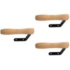  3pcs Steam Iron Handle Wooden Handle Replacement for Industry Steam Electric