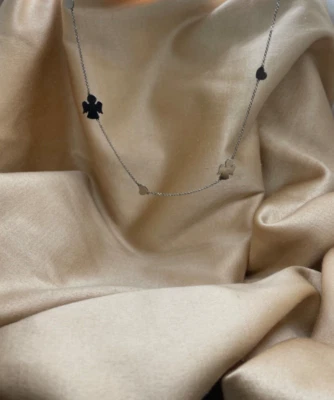 COLLANA ARGENTO 925 “ANGELI E CUORI” AMEN GIOIELLI - Immagine 1 di 3