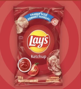 1 bolsa de papas fritas de ketchup, bolsa de tamaño familiar 235 g, fresca de Canadá - Imagen 1 de 1