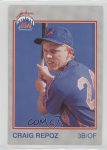 1989 Grand Slam Jackson Mets Craig Repoz #4