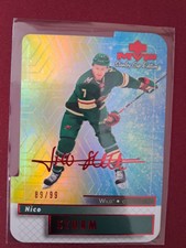Nico Sturm /99 ROOKIES GOLD 2019-20 Upper Deck MVP #123 Minnesota Wild NHL Card