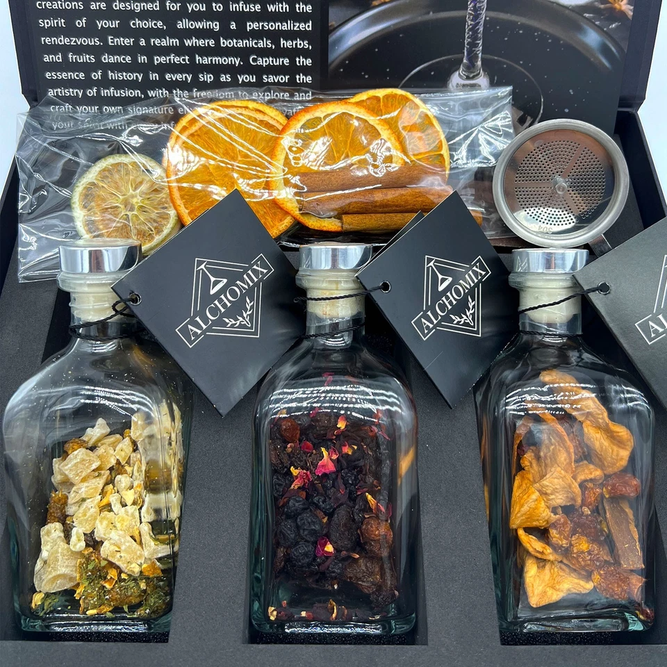 Alcohol Infusion Kit - Gin or Vodka - Perfect Gift - Alchomix Spirit Infusion - Image 1 of 4