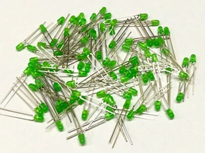 100 Stück LED Ø 3 mm rund grün  (M6443-100) - Picture 1 of 4