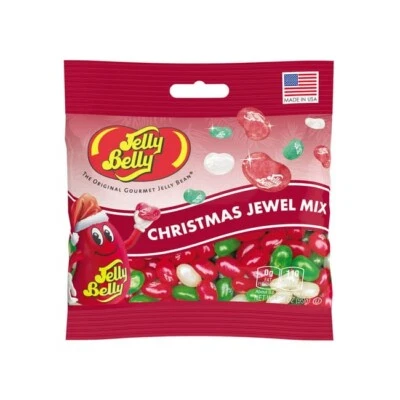 Jelly Belly 3.5 oz CHRISTMAS JEWEL MIX Gourmet Jelly Beans Candy ** BB 9/2026 ** - Image 1 of 3