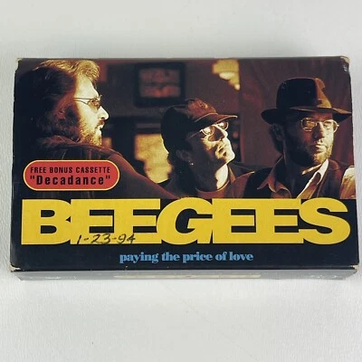 Bee Gees Paying The Price of Love Decadence Cassette Tape Single 2 Tape Set - Image 1 of 4