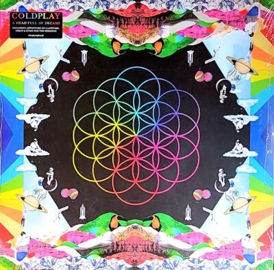 COLDPLAY-A HEAD FULL OF DREAMS - 180-GRAM VINYL 2-LP SET " NEW, SEALED " - Image 1 of 2