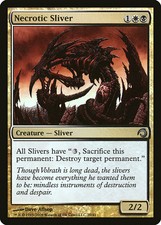 Necrotic Sliver - Foil Premium Deck Series: Slivers LP MTG