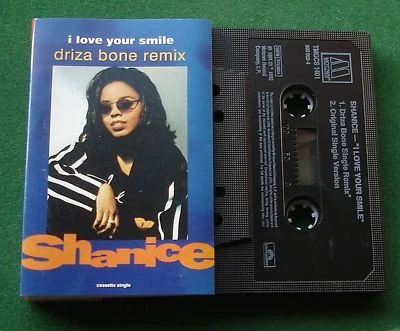 Shanice I Love Your Smile Orig + Driza Bone Remix Cassette Tape Single - TESTED - Image 1 of 3