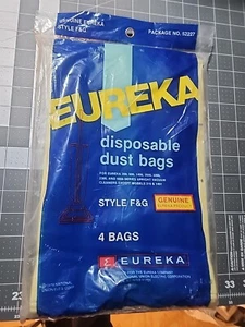 Genuine New/Sealed 1978 Eureka F & G Vacuum Cleaner Bags 4 Bags #52227 - Picture 1 of 3