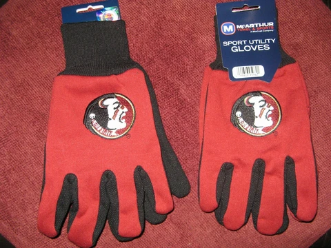 TWO  PAIR OF FLORIDA STATE, SPORT UTILITY GLOVES FROM FOREVER COLLECTABLE Cover