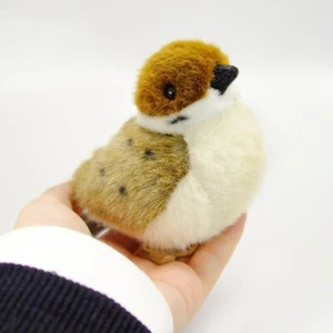 SUZUME Sparrow Plush Japanese Wild Bird Mini Mascot Japan Yoshitoku 180449 - Picture 1 of 6