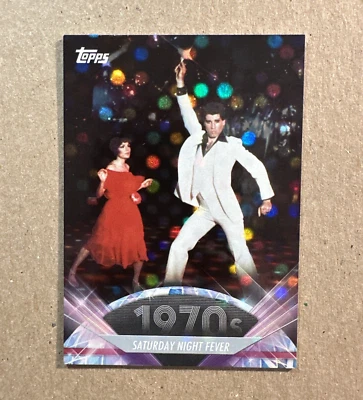 2011 Topps American Pie Spotlight Foil Travolta Pop Culture 22/76 Card #129 - Image 1 of 3