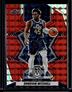 2021-22 Panini Mosaic DONOVAN MITCHELL Red Mosaic #161 Utah Jazz - Picture 1 of 2