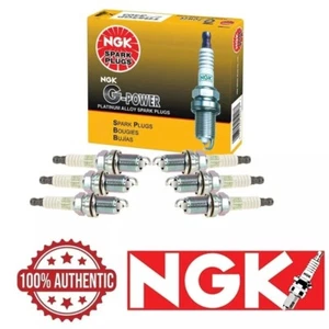 NGK "PLATINUM" Spark Plug Set of 6 for 1990-2000 Nissan Pathfinder 3.0L 3.3 - Picture 1 of 2