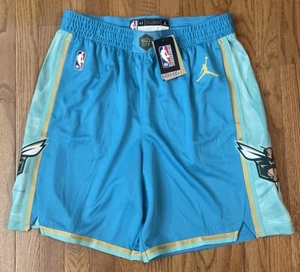 Men's Charlotte Hornets Nike Jordan City Edition Swingman Shorts Size 42 XL - Picture 1 of 2