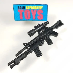 Vtg Robocop M-16 RIFLE 1993 Toy Island black weapon accessory part machine gun C - Picture 1 of 11