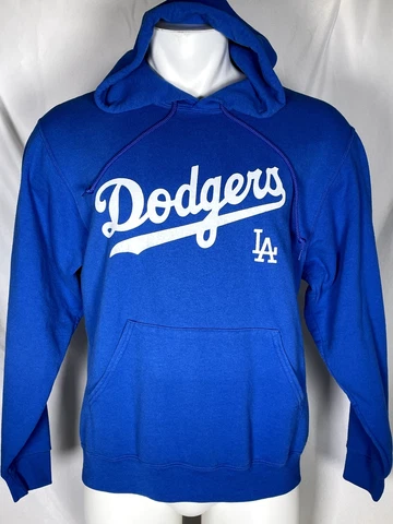 Los Angeles Dodgers MLB Pullover Team Logo Hoodie Men's MEDIUM Cover