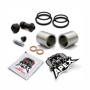 Brake Caliper Piston Seal CRF125F 2014 Front Honda Parts Stainless Rebuild Kit - Picture 1 of 6