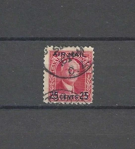 ZONA CANAL, EE. UU., 1929, CORREO AÉREO, 25c ON 2c SELLO O.P.&R.V. , PERFECTO, USADO - Imagen 1 de 1