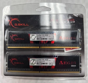 G.Skill Aegis PC4 DDR4 2666 CL19 16GB (2 x 8GB) Gaming Desktop Memory - Picture 1 of 2