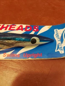 Merritt Lure Blue And White Baithead 6" Trolling Saltwater - Picture 1 of 9