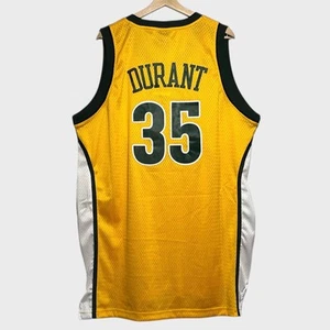 Vtg NWT adidas Kevin Durant Seattle SuperSonics Yellow NBA Swingman Jersey XL - Picture 1 of 8