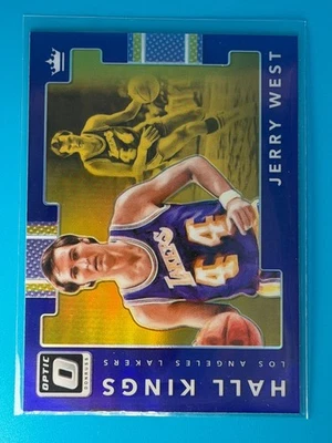 2017-18 Panini Donruss Optic - Hall Kings Jerry West #12 紫色 Prizm — 第 1/4 张图片