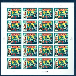 US 4349 Latin Jazz Musicians, Complete Sheet/20, Mint NH - Picture 1 of 1