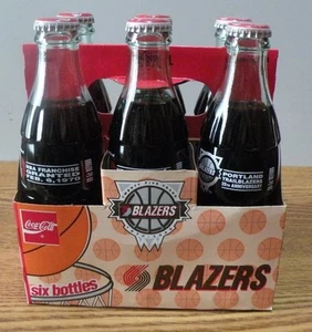 1994 Coca-Cola Coke Classic Trailblazers Franchise granted Bottles set unopened - Picture 1 of 6