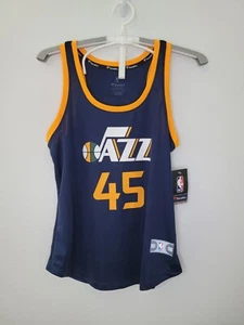 Neu mit Etikett Utah Jazz Mitchell Damen Small #45 NBA Fanatics Fast Break blau Trikot S88 - Bild 1 von 10