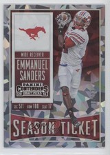 2016 Contenders Draft Picks Season Ticket Cracked Ice /23 Emmanuel Sanders #39