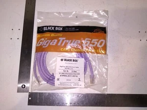 BlackBox GigaTrue CAT6 Patch Cable ethernet dat EVNSL631-0010  10 ft ..lot of 10 - Picture 1 of 2