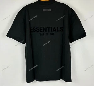 CAMISETA FEAR OF GOD ESSENTIALS "Strech Limo Negra" Talla XXL AUTÉNTICA - Imagen 1 de 7