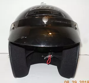 HJC CL-5 Motorcycle Helmet Black Sz XS Snell DOT Approved - Picture 1 of 6