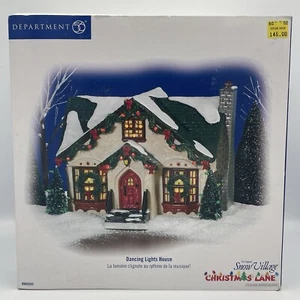 Department 56 DANCING LIGHTS HOUSE The Original Snow Village Christmas Lane - Bild 1 von 15