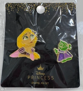 Disney Loungefly Princess 2 Piece Rapunzel and Pascal Pin Set - Picture 1 of 2