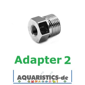 Adaptador de CO2 02 - estándar reutilizable en conexión desechable AQUA-NOA