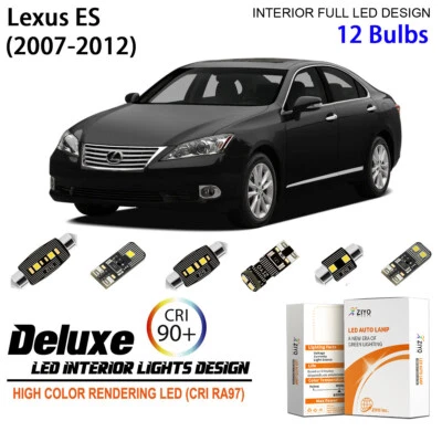 LED Interior Light Kit for Lexus ES350 ES250 ES300 2007-2012 White Light Bulbs - Image 1 of 4