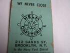 1940'S Helm Cafeteria 212 Sands St In The Navy Yard Dist Brooklyn Ny Matchcover