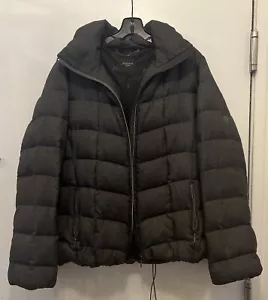 💕 MAX MARA WEEKEND Gray Goose Down Jacket Coat 46/ Large - Picture 1 of 13