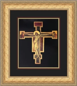 Cimabue Crucifix Custom Framed Print - Picture 1 of 2