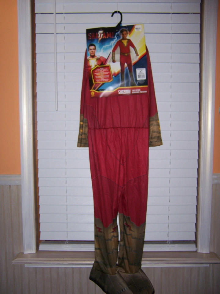 Rubies DC Shazam Child Halloween Cosplay Costume Size Medium 5-7 Years